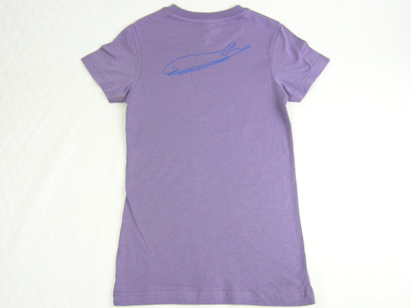 Girls T-Shirt: Fine Jersey - Lavender - Love The Island