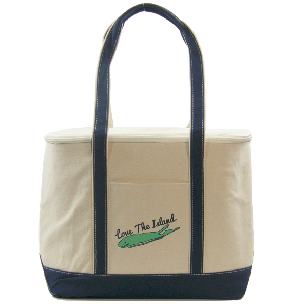 TOTE: Canvas Party Cooler Tote - Love The Island