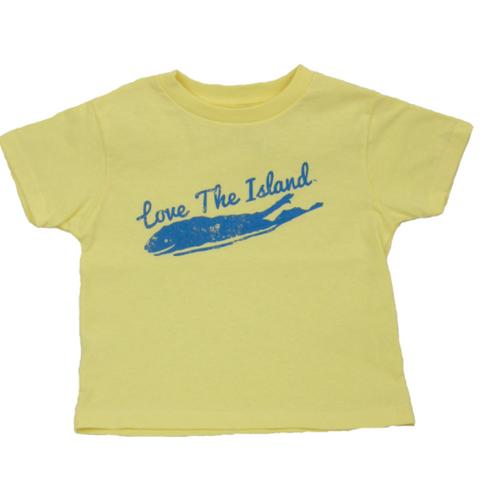 Toddler T-Shirts: Yellow - Love The Island